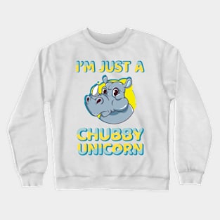 Chubby Unicorn Crewneck Sweatshirt